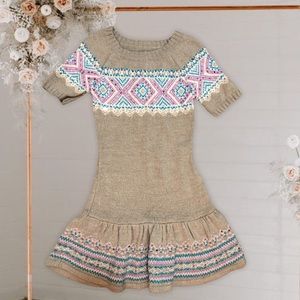 Justice Girl’s Short Sleeve Sweater Dress Size 7